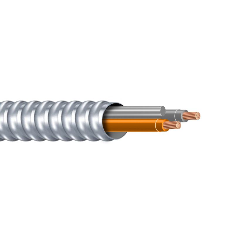 MCAL Cable - Stranded, Orange/Gray, 12/2, 1000 Feet Spooled